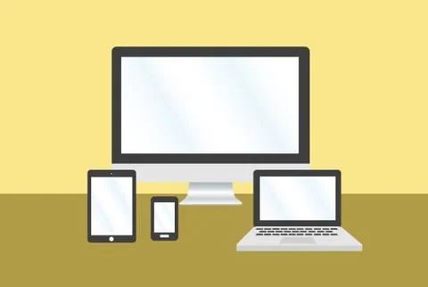 TECHNOLOGICAL DEVICES Ilustración de archivo