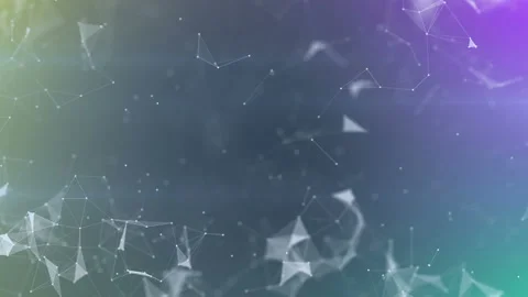 Technological digital background. Screensaver. Futuristic infinity. Blue. Sci fi Stock Footage 113181645