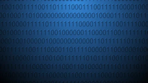 Technological Digital binary data glitch background with binary code. Binary dig Stock Footage 104572195
