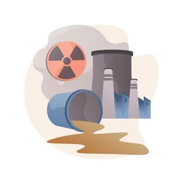 Technological disasters abstract concept vector illustration. Illustrazione stock