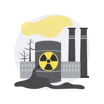 Technological disasters abstract concept vector illustration. Stock Illustration