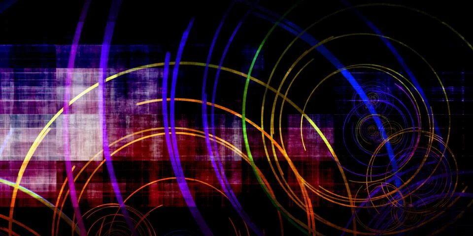 Technological Disruption Wave Pattern For Digital Transformation 스톡 일러스트