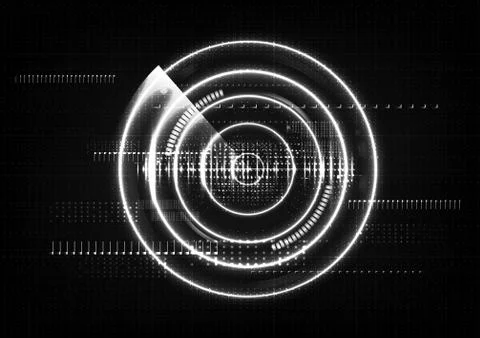 Technological electronic connection search abstract background vector Stock Illustration