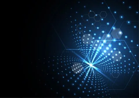 Technological encryption concept abstract background vector Stock Illustration