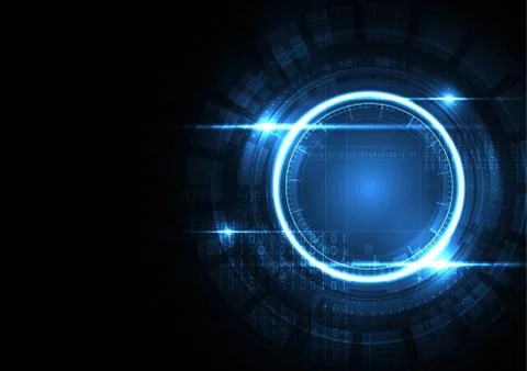 Technological encryption interface concept abstract background vector Stock Illustration