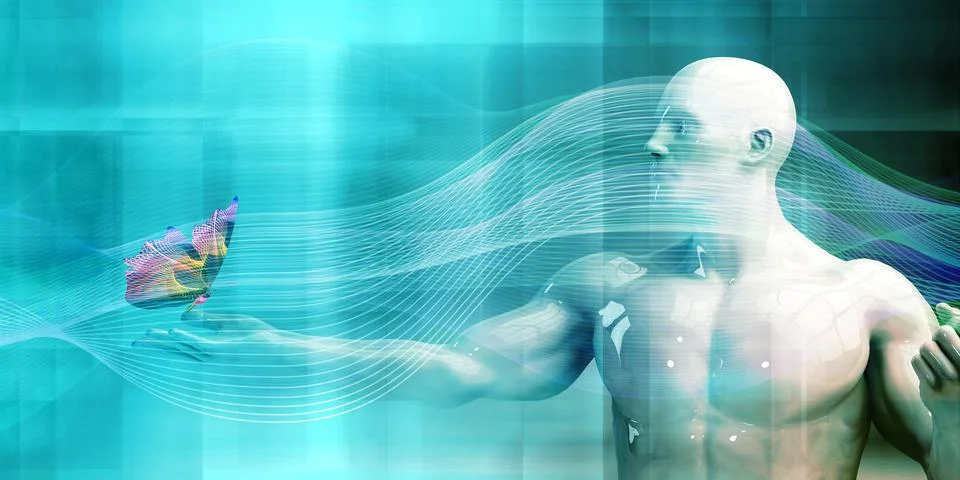 Technological Environmental Solution Human Interface Energy Management 库存照片