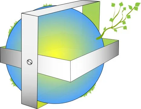 Technological fetters Stock Illustration