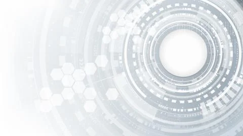 Technological future cyber interface platform abstract background template ve Stock Illustration