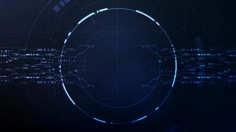 Technological future interface hud circuit platform abstract background templ Stock Illustration