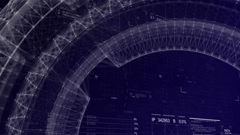 Technological futuristic background. Stock Footage 123359954