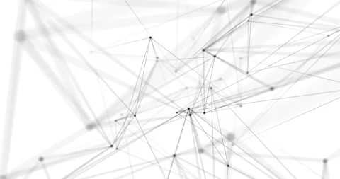 Technological futuristic background with plexus lines and dots. Stock Footage 166462539