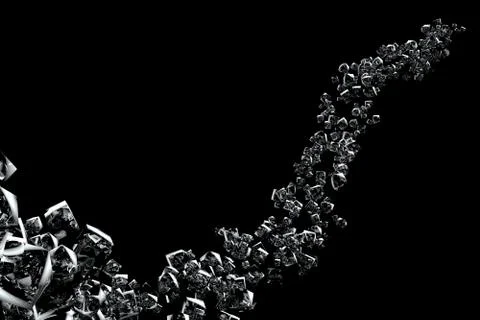 Technological geometric background Illustrazione stock