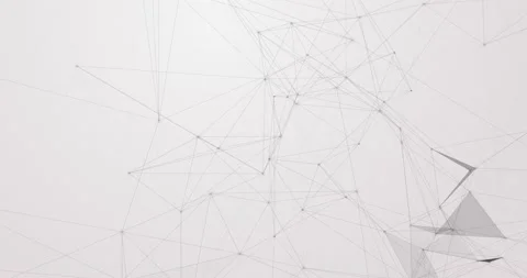 Technological Geometric background for Presentations with Plexus Lines Stock Footage 157064459