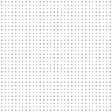 Technological geometric seamless pattern from closely spaced black dots. Stock Illustration