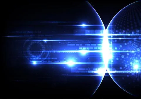 Technological global connect security vector background abstract Stock Illustration