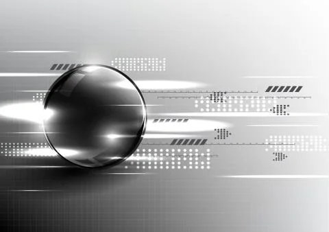 Technological global modern communication connection abstract background vect Stock Illustration