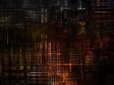 Technological Grunge Texture. Illustrazione stock