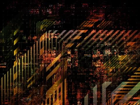 Technological Grunge Texture. Stock Illustration