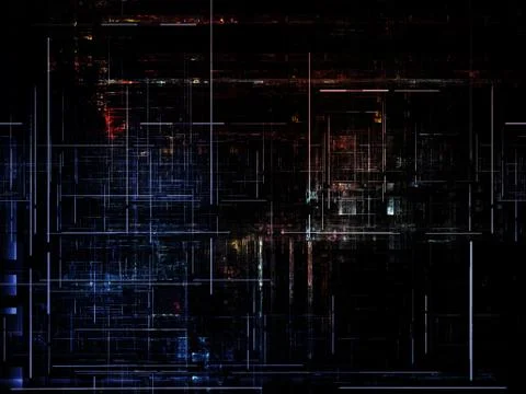 Technological Grunge Texture. Stock Illustration