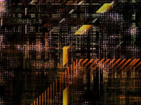 Technological Grunge Texture. Stock Illustration