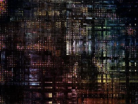 Technological Grunge Texture. Stock Illustration