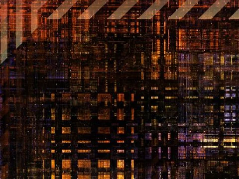 Technological Grunge Texture. Stock Illustration