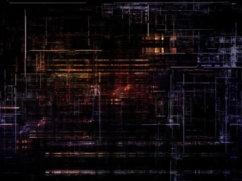 Technological Grunge Texture. Illustrazione stock