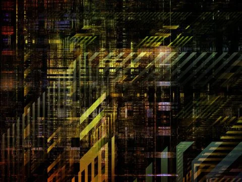 Technological Grunge Texture. Stock Illustration