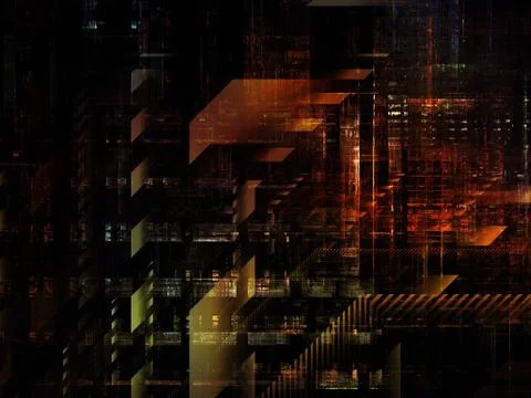 Technological Grunge Texture. Stock Illustration