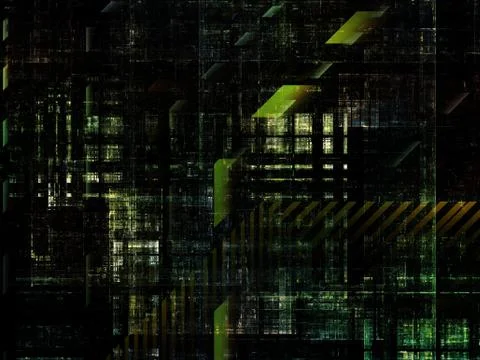Technological Grunge Texture. Stock Illustration