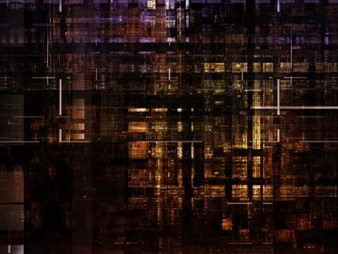 Technological Grunge Texture. Stock Illustration