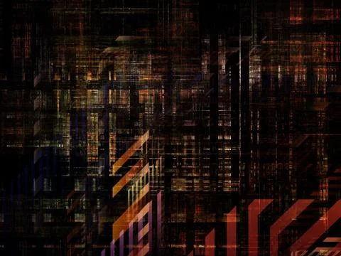 Technological Grunge Texture. Illustrazione stock