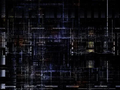 Technological Grunge Texture. Illustrazione stock