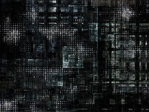 Technological Grunge Texture. Stock Illustration