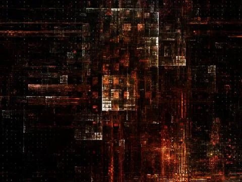 Technological Grunge Texture. Stock Illustration