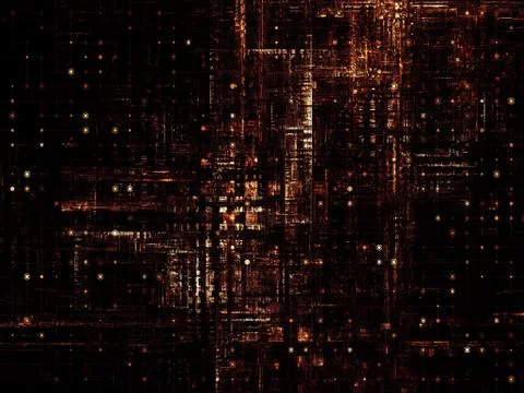 Technological Grunge Texture. Stock Illustration