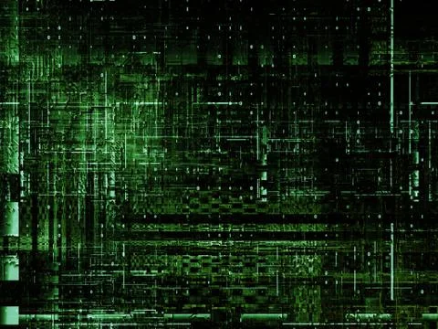 Technological Grunge Texture. Stock-Illustration