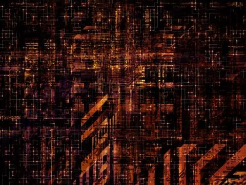 Technological Grunge Texture. Stock Illustration