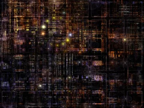 Technological Grunge Texture. 스톡 일러스트