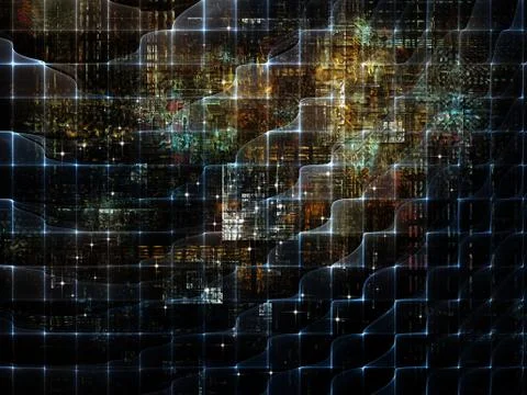 Technological Grunge Texture. Stock Illustration