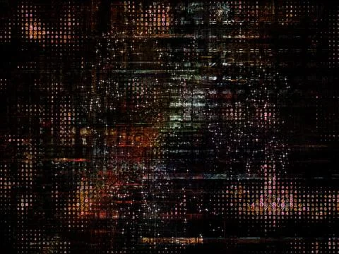 Technological Grunge Texture. Illustrazione stock