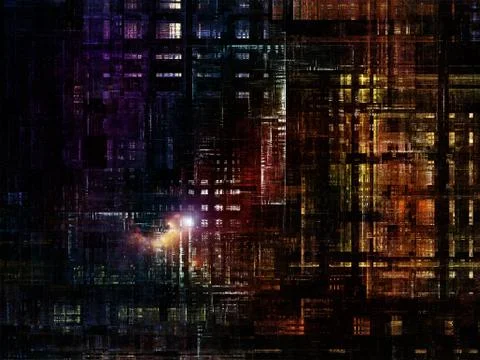Technological Grunge Texture. Stock Illustration