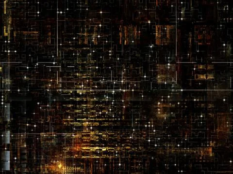 Technological Grunge Texture. 스톡 일러스트