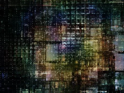 Technological Grunge Texture. イラスト素材