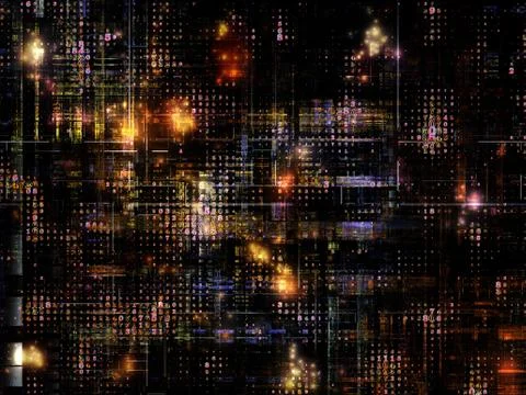 Technological Grunge Texture. Stock Illustration