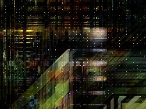 Technological Grunge Texture. Stock Illustration