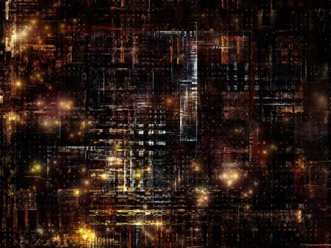 Technological Grunge Texture. Stock Illustration