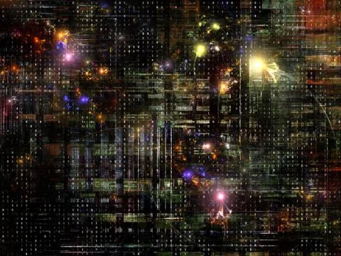 Technological Grunge Texture. Stock Illustration