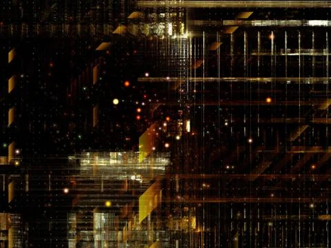 Technological Grunge Texture. Illustrazione stock