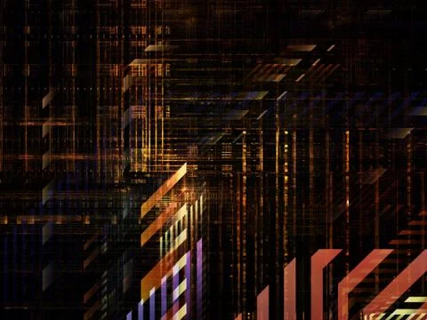 Technological Grunge Texture. Stock Illustration